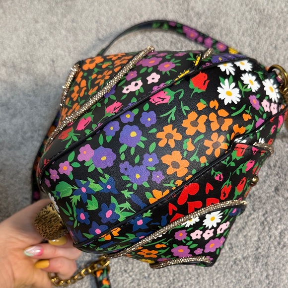 Betsey Johnson Kitsch floral Snailed It snail Crossbody Bag - Picture 13 of 16